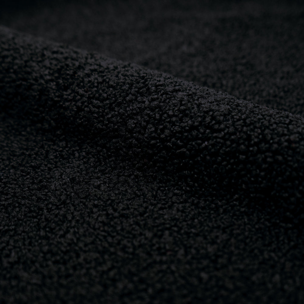 zoom matiere laine noir koko