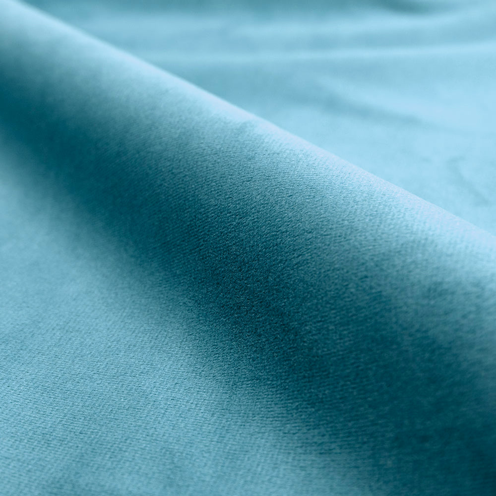 zoom matiere velours bleu clair daisy
