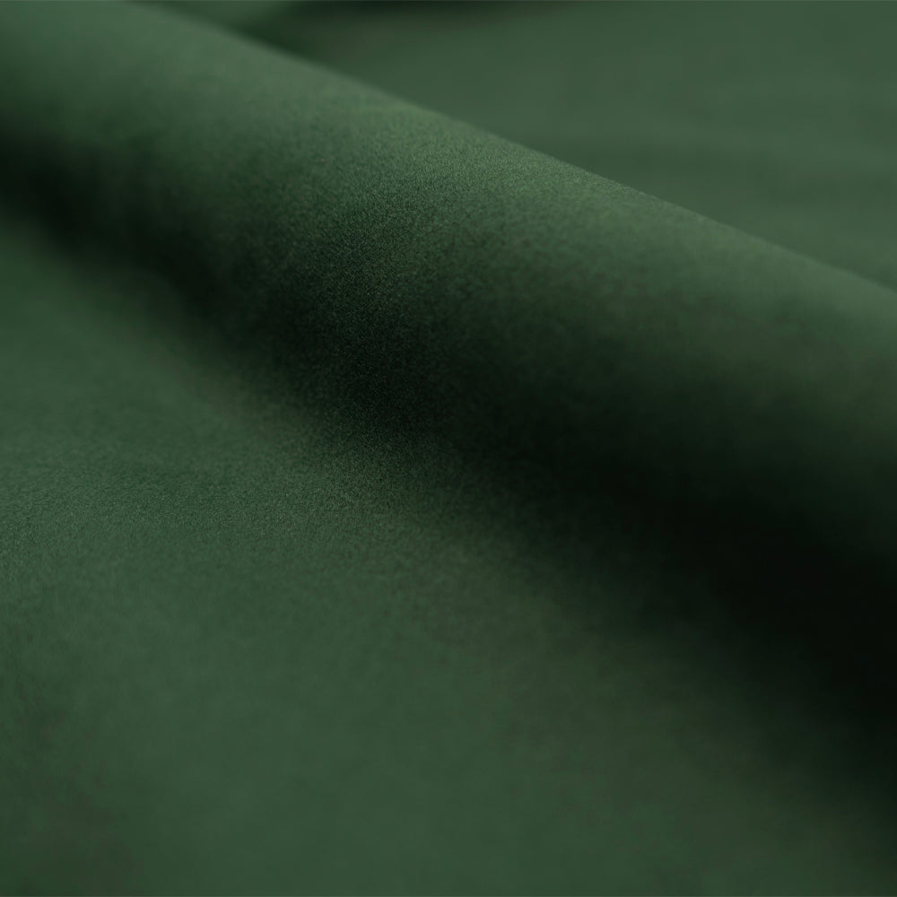 zoom matiere velours vert pavo