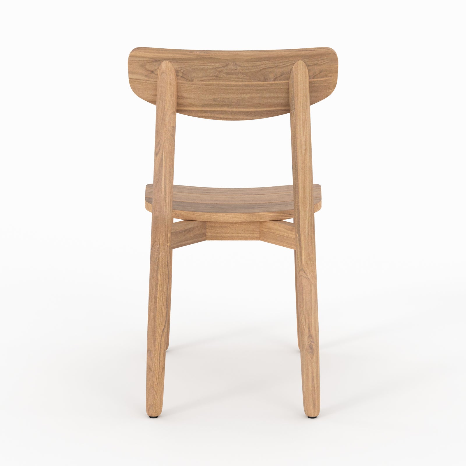 2 chaises de jardin en bois de teck recycle lufy