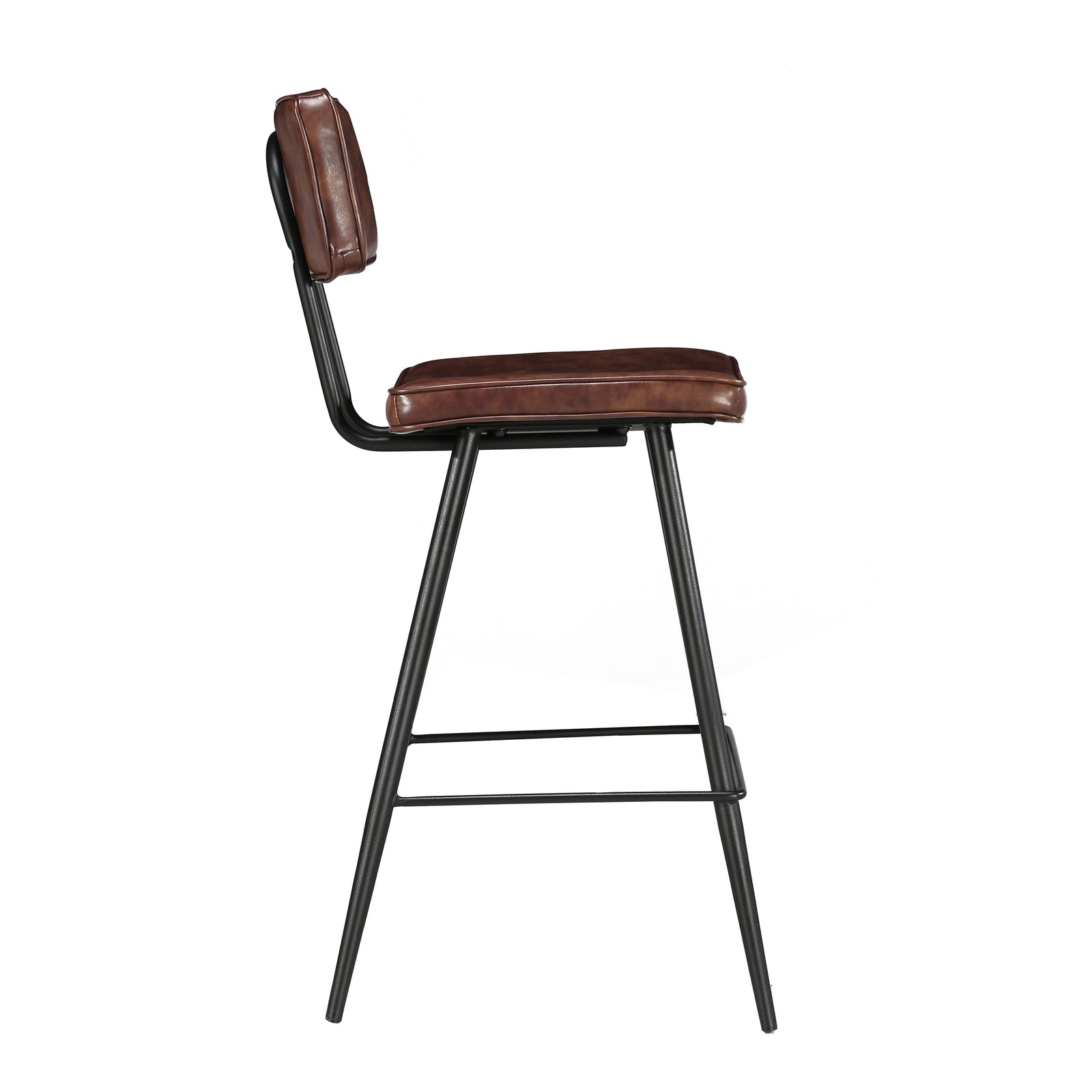chaise de bar marron