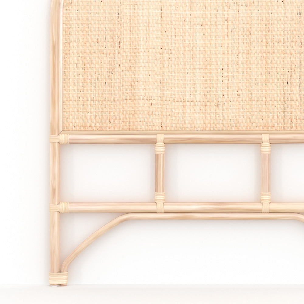 90cm tete lit grace rotin rdv deco