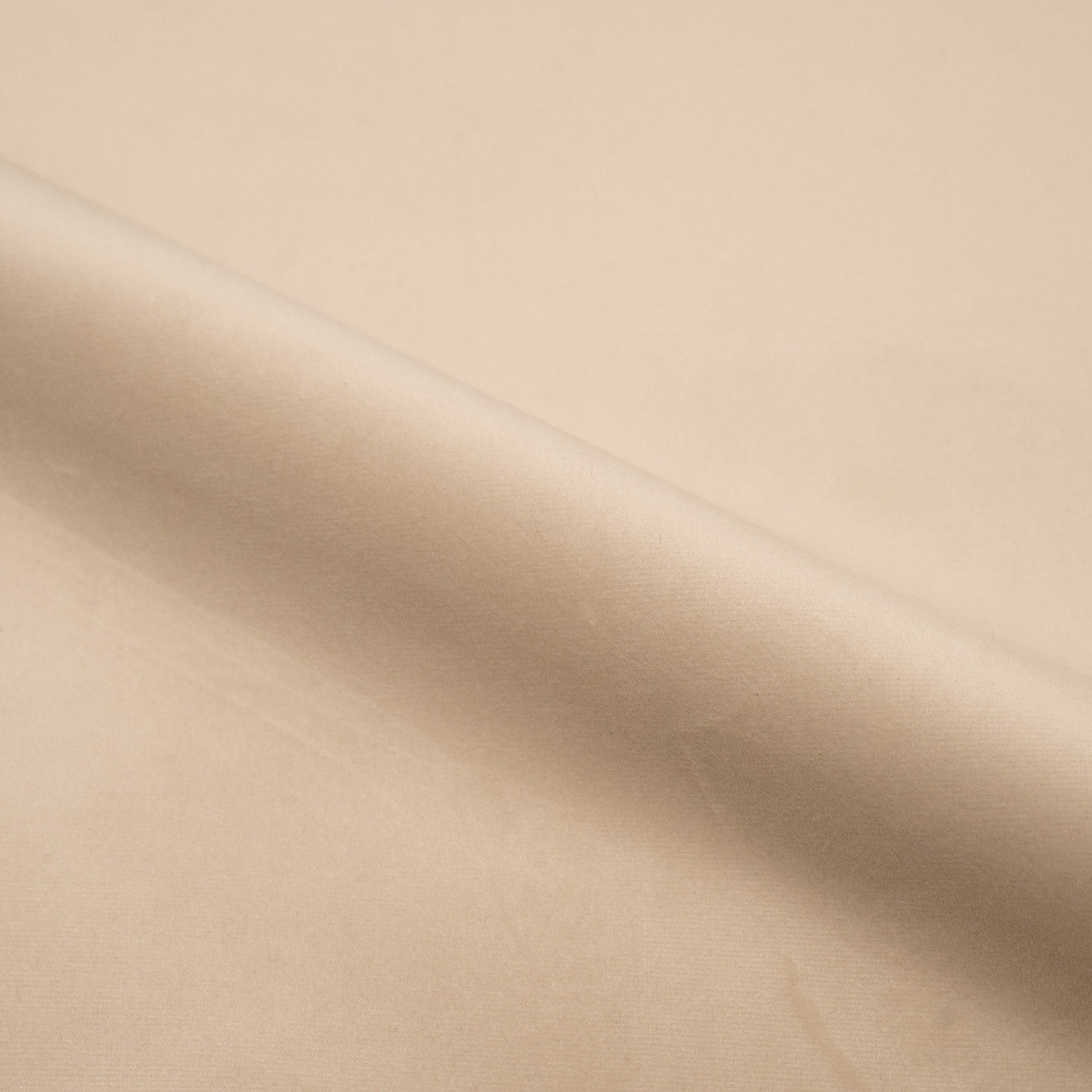 Set di 2 sedie Esmée in velluto bianco sporco e legno di noce