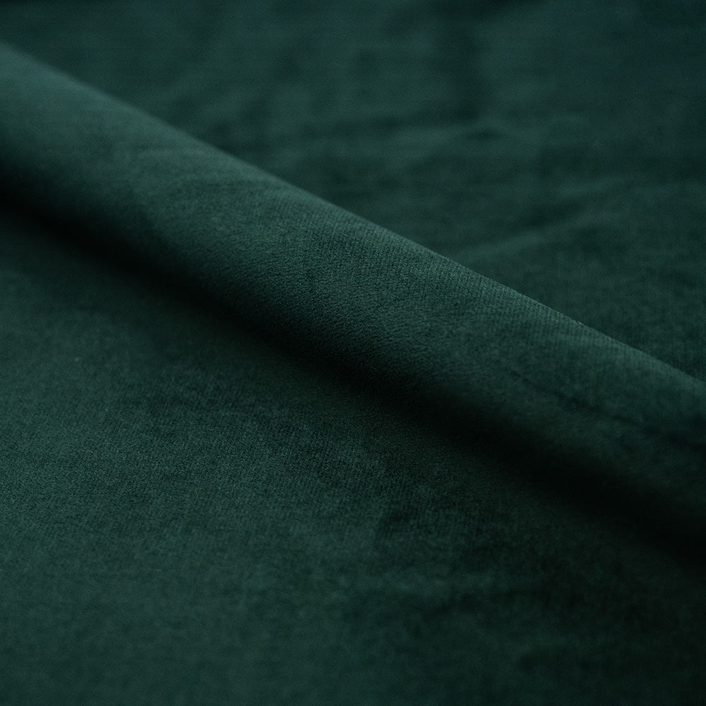 Pouf Emmy triangulaire en velours vert