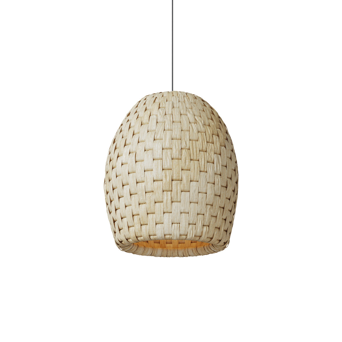 abat jour feuille de bananier tressee ketut