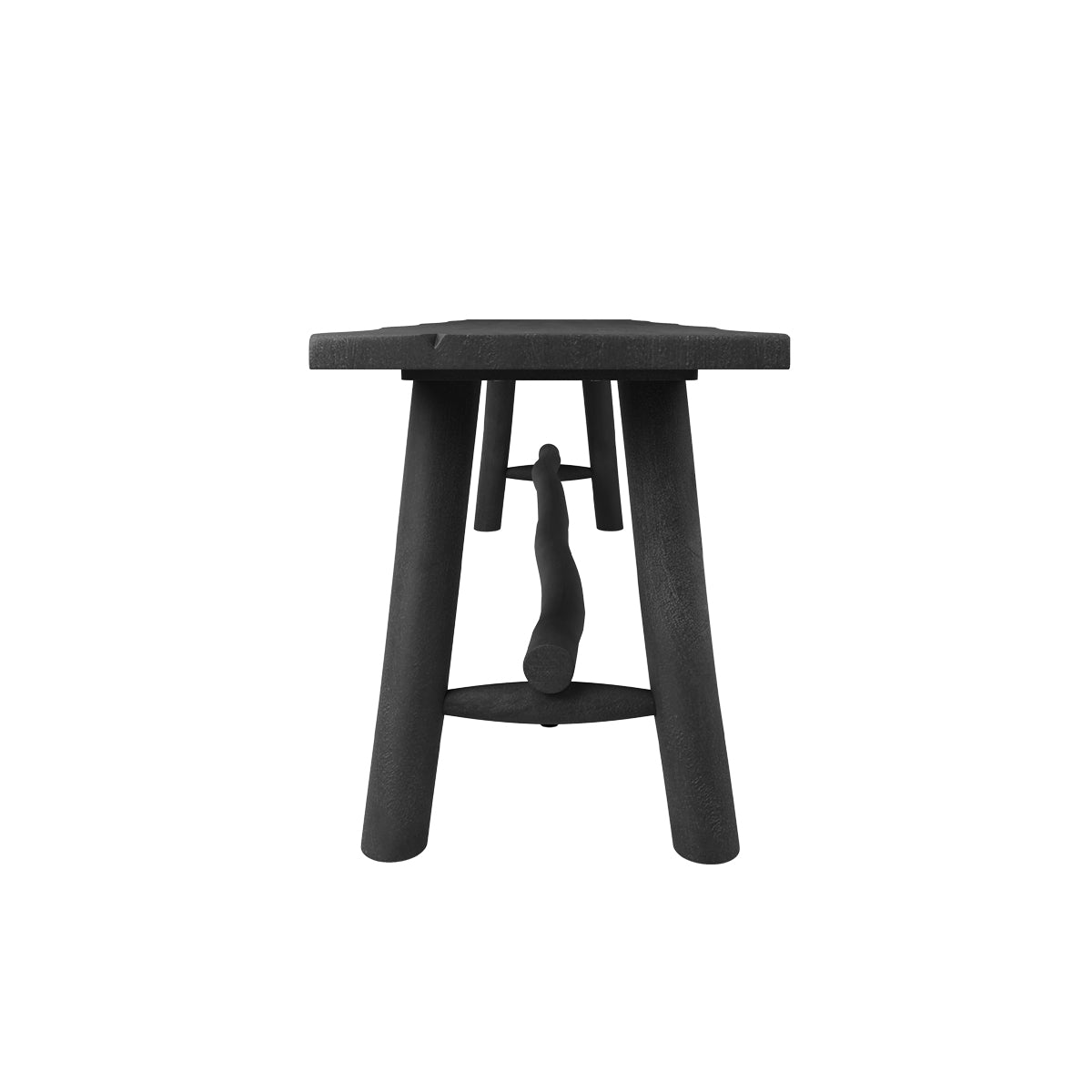 achat banc noir toxis 145 cm 3 places bois de manguier