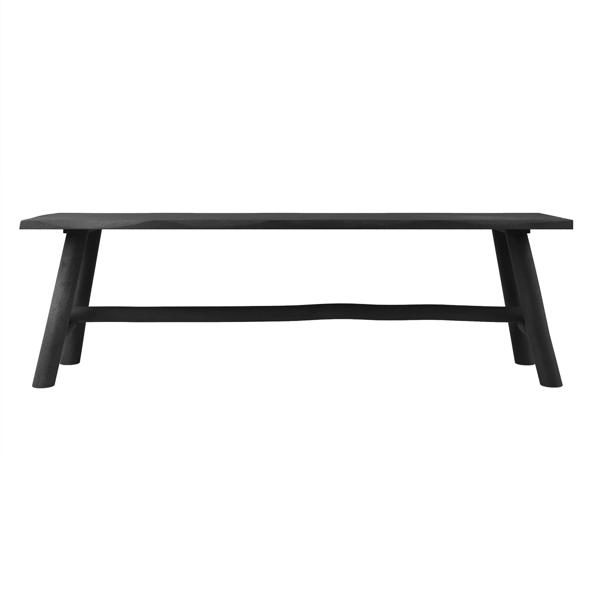 achat banc noir toxis 145 cm 3 places en bois de manguier