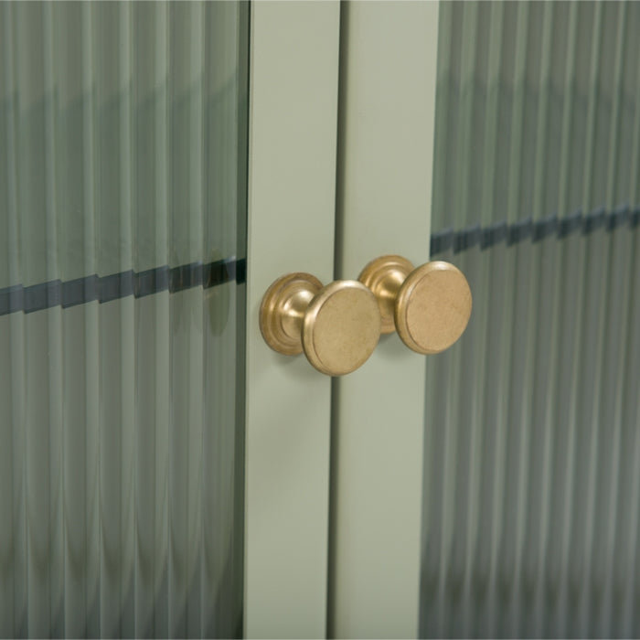 achat buffet en metal vert clair