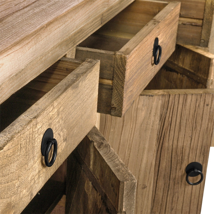 achat buffet long bois vieilli