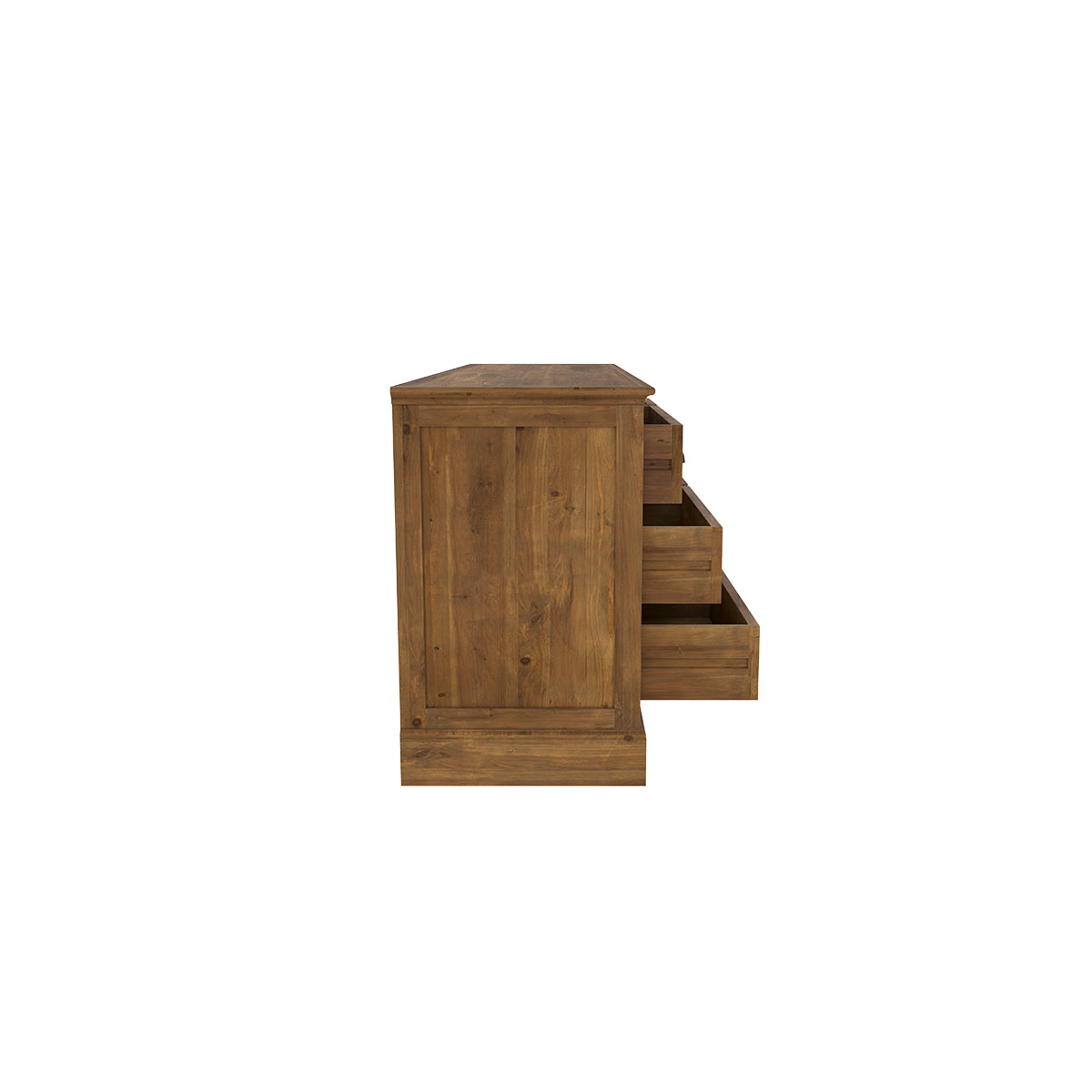 achat buffet tobias bois de cedre recycle neuf tiroirs