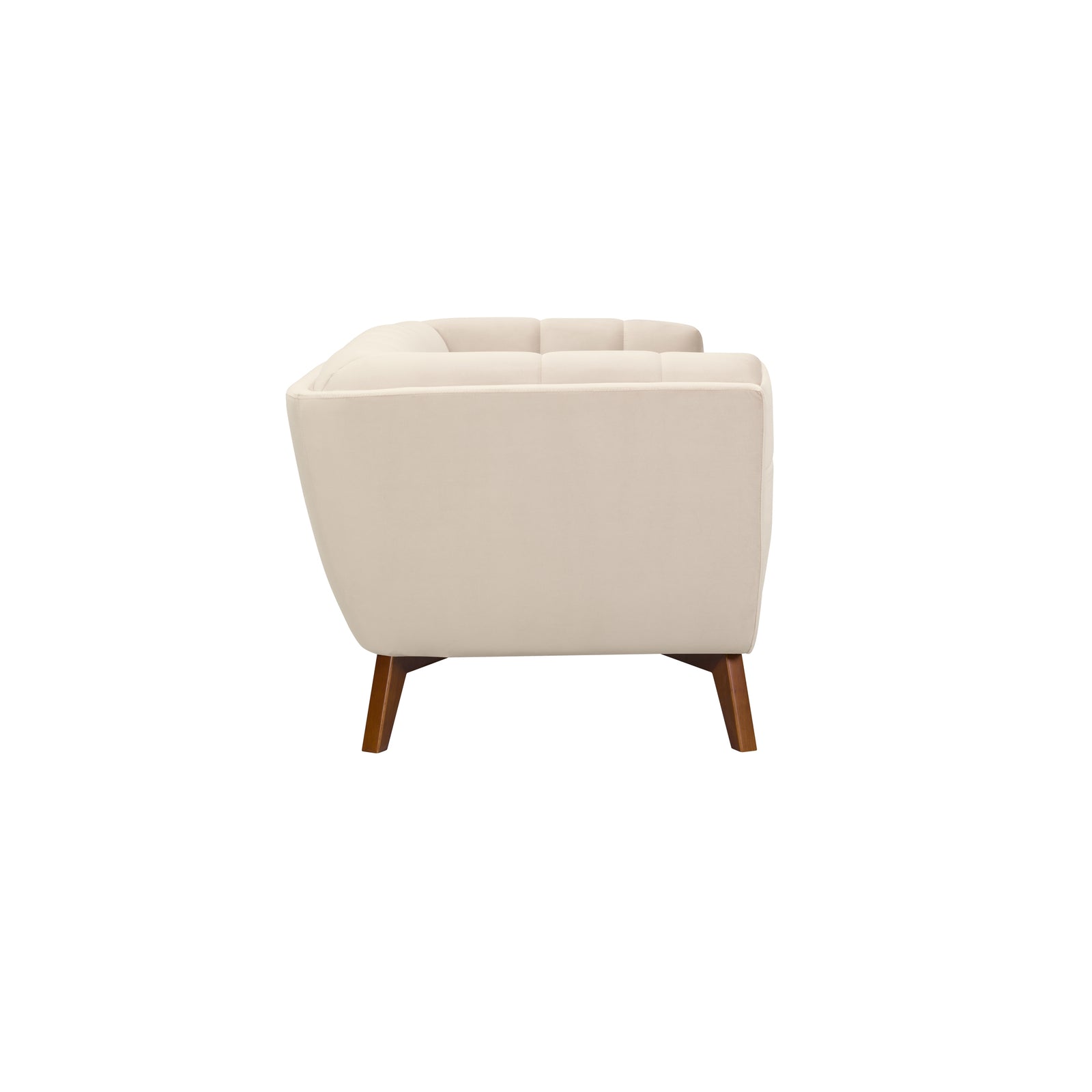 achat canape 2 places beige en velours
