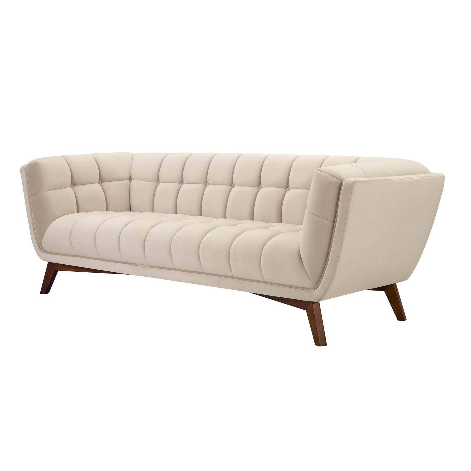 achat canape 3 places en velours beige