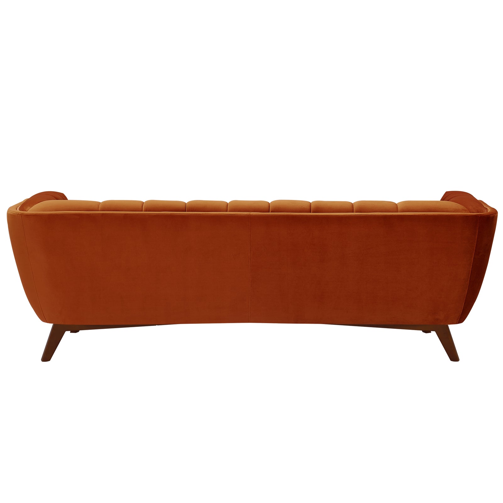 achat canape art deco orange velours