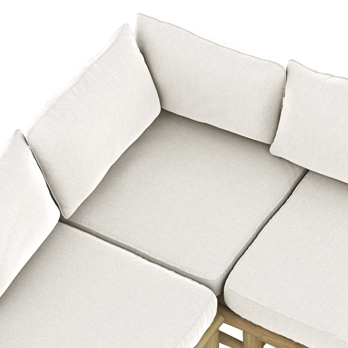 achat canape d angle en branche de teck