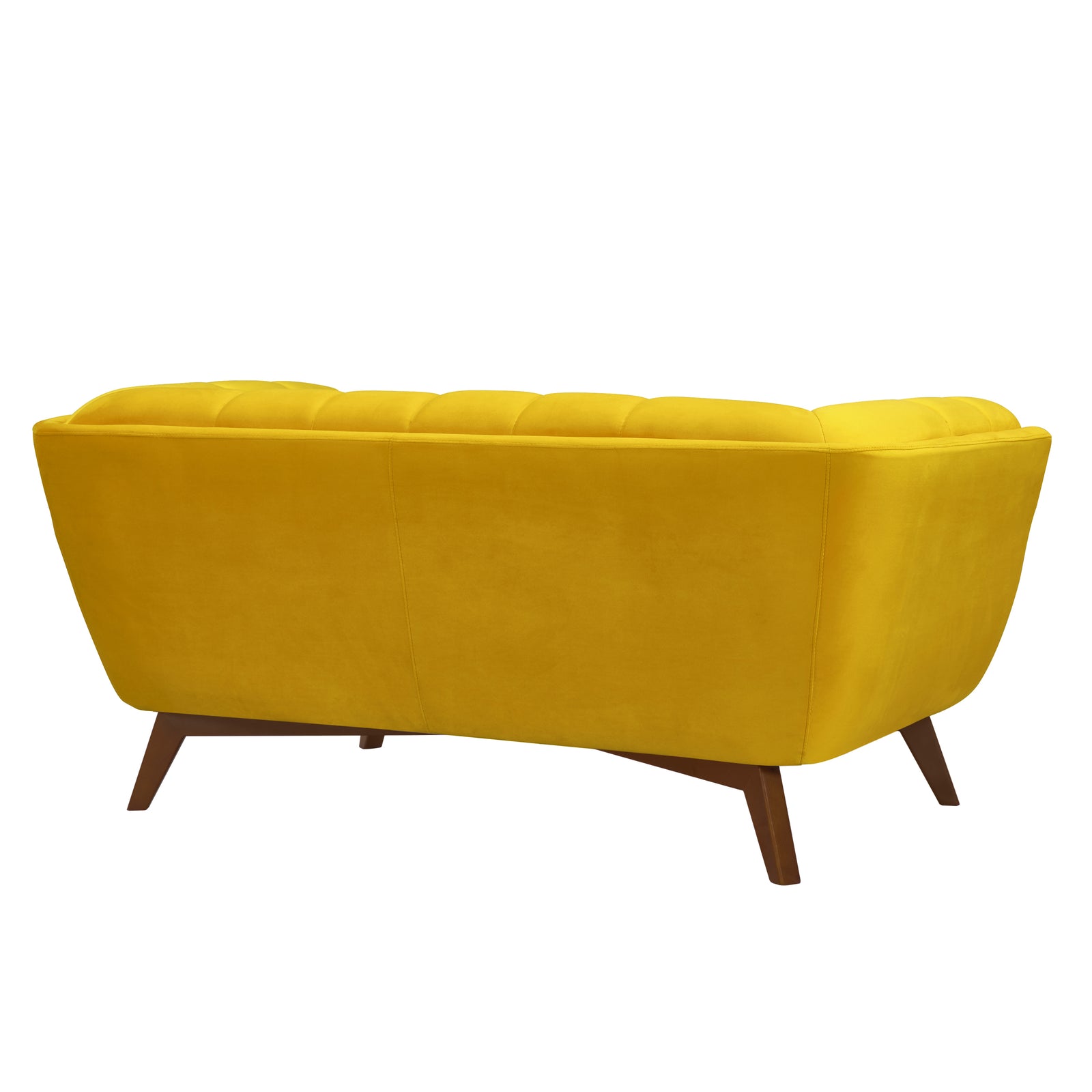 achat canape en velours pieds bois