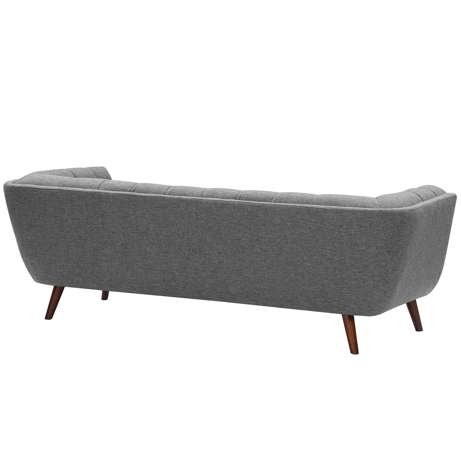 achat canape tissu pieds bois fonce