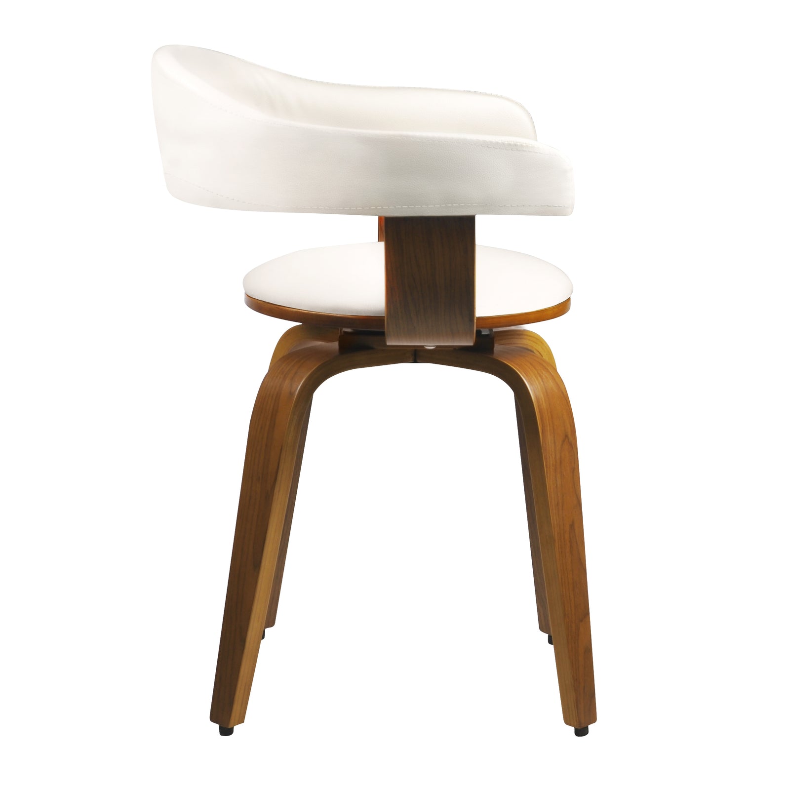 achat chaise accoudoirs blanc pieds bois fonce