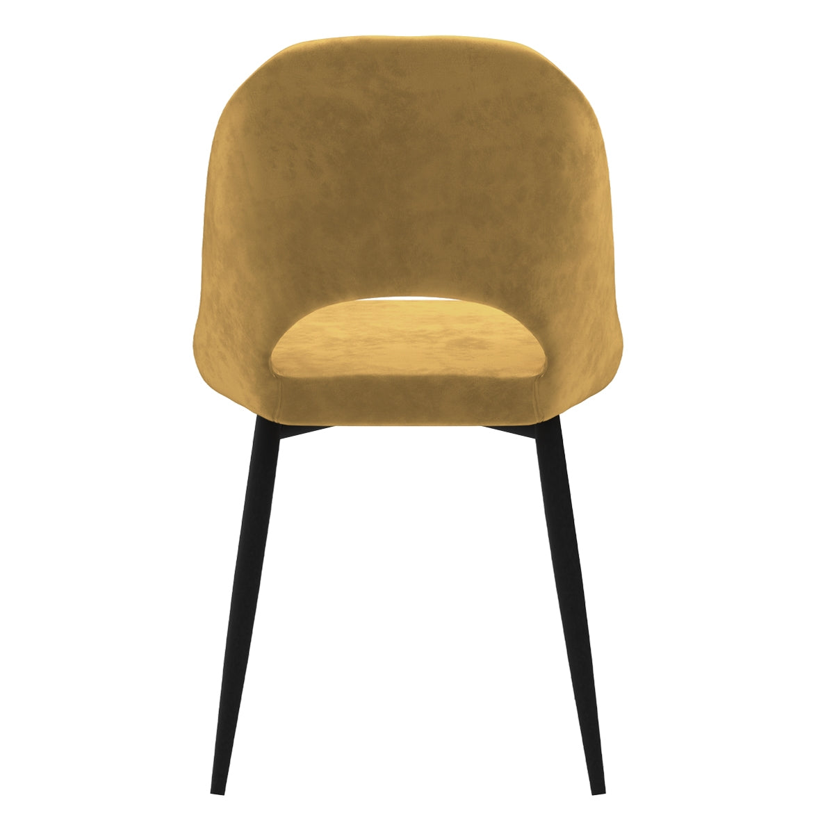 achat chaise assise en velours pieds metal