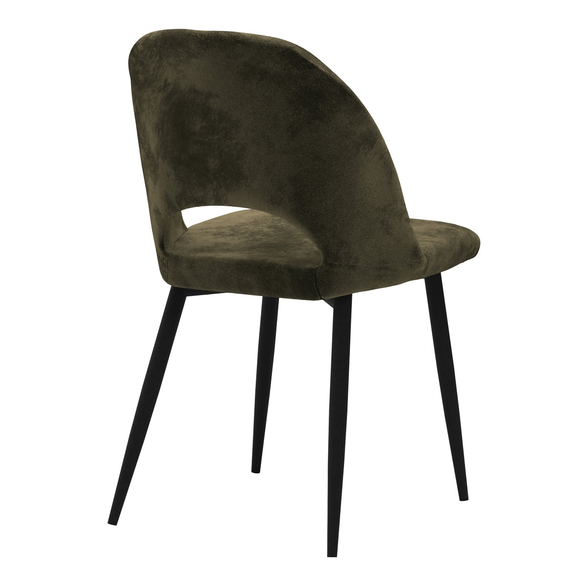 achat chaise assise velours pieds metal