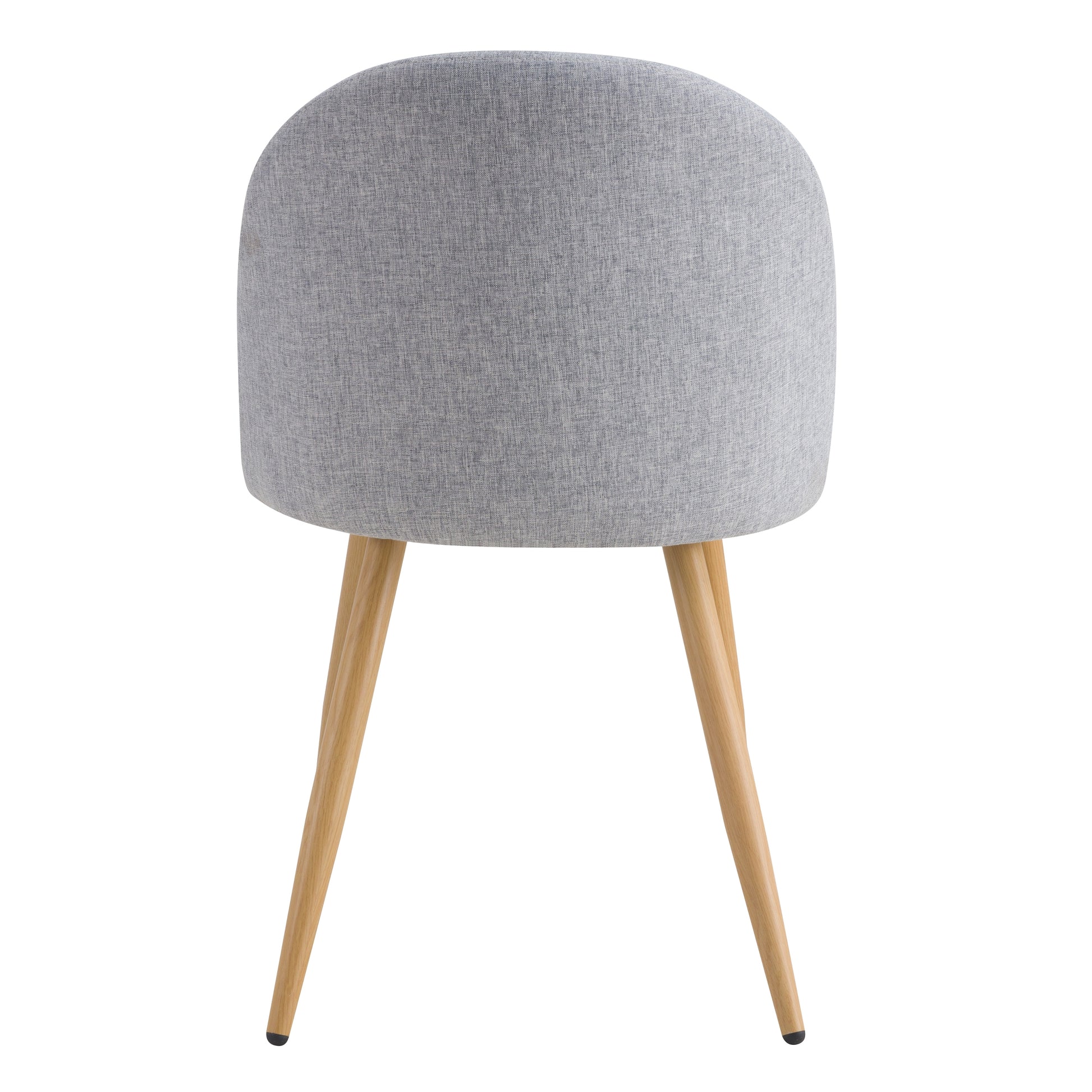 achat chaise confortable assise tissu gris clair
