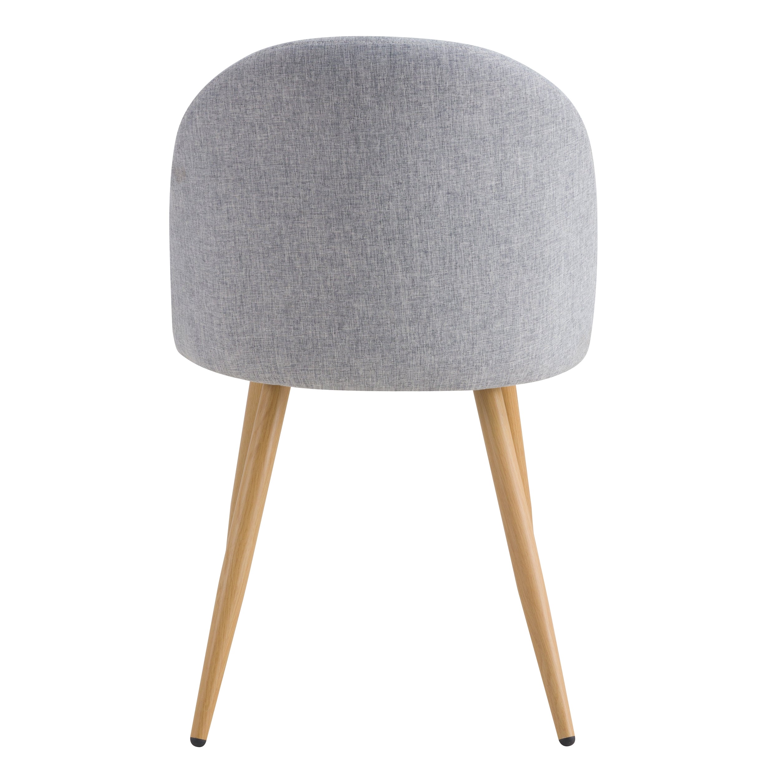 achat chaise confortable assise tissu gris clair