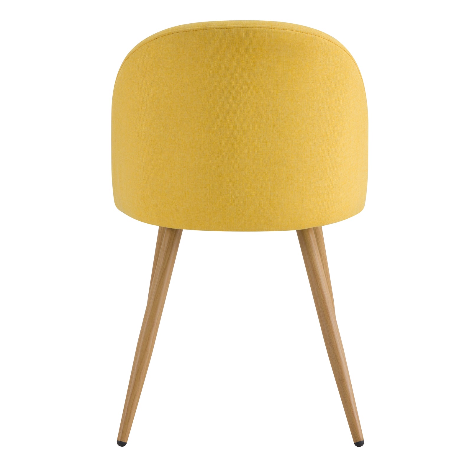 achat chaise confortable assise tissu jaune