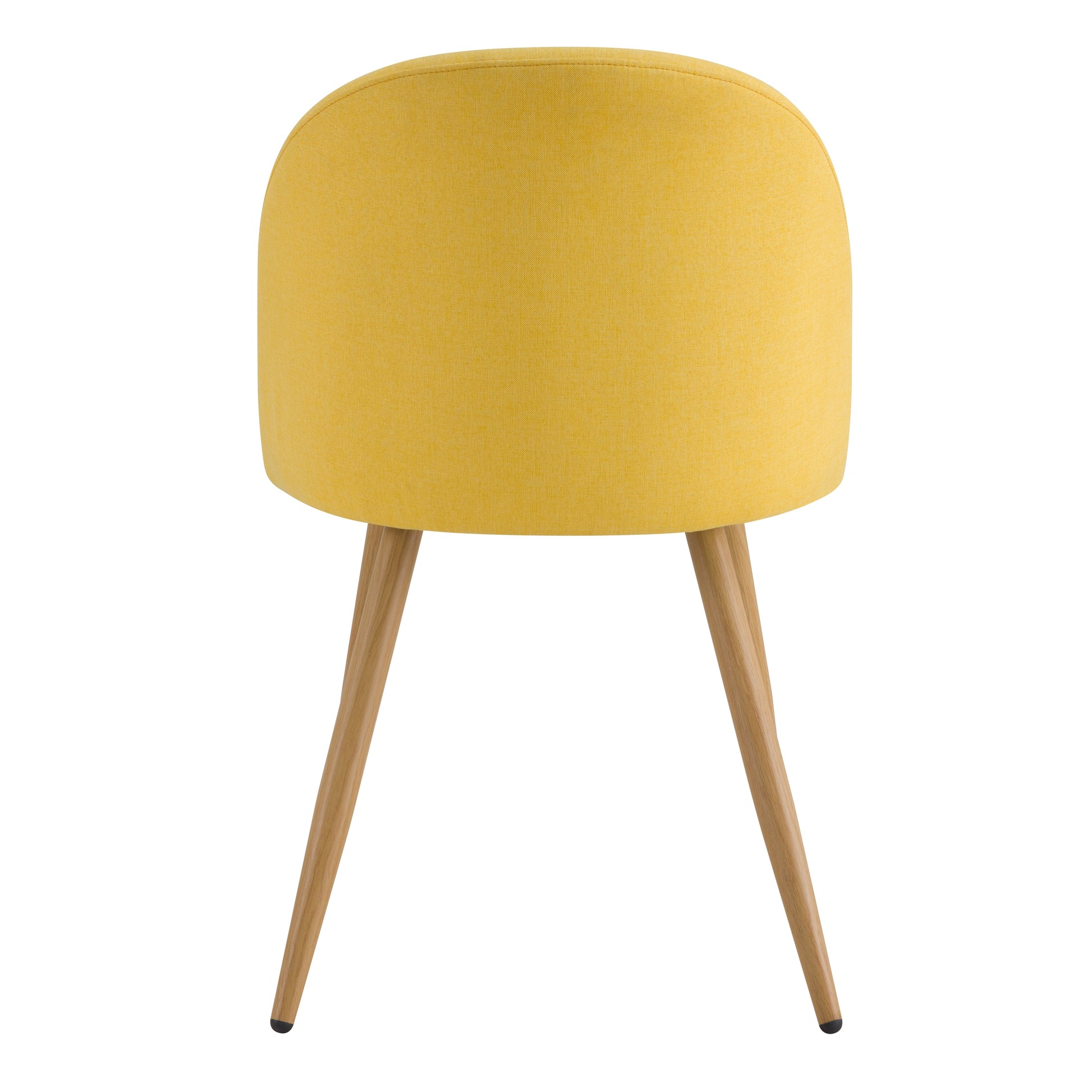 achat chaise confortable assise tissu jaune