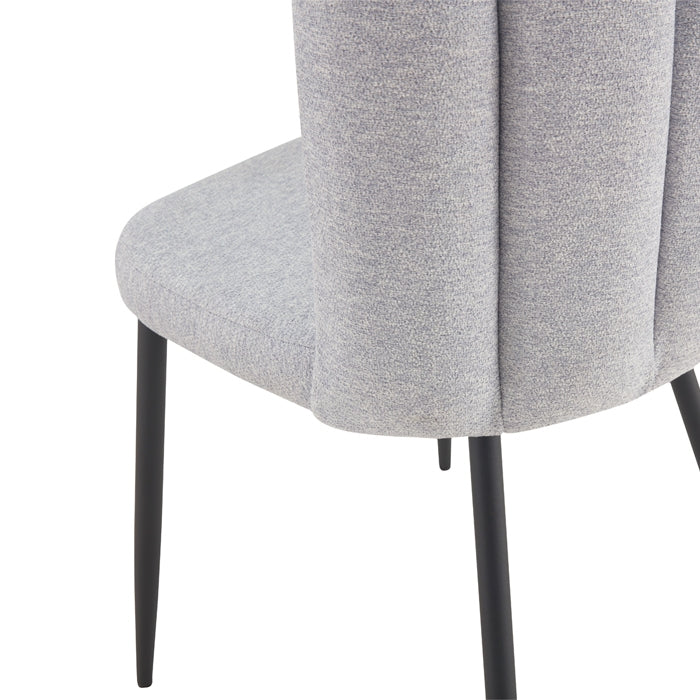 achat chaise confortable assise tissu pieds metal