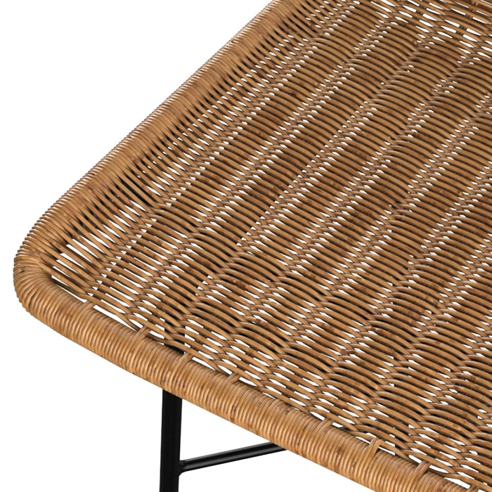 achat chaise de bar 76 cm en resine tressee