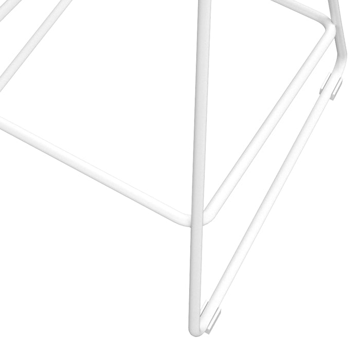 achat chaise de bar blanche duo design
