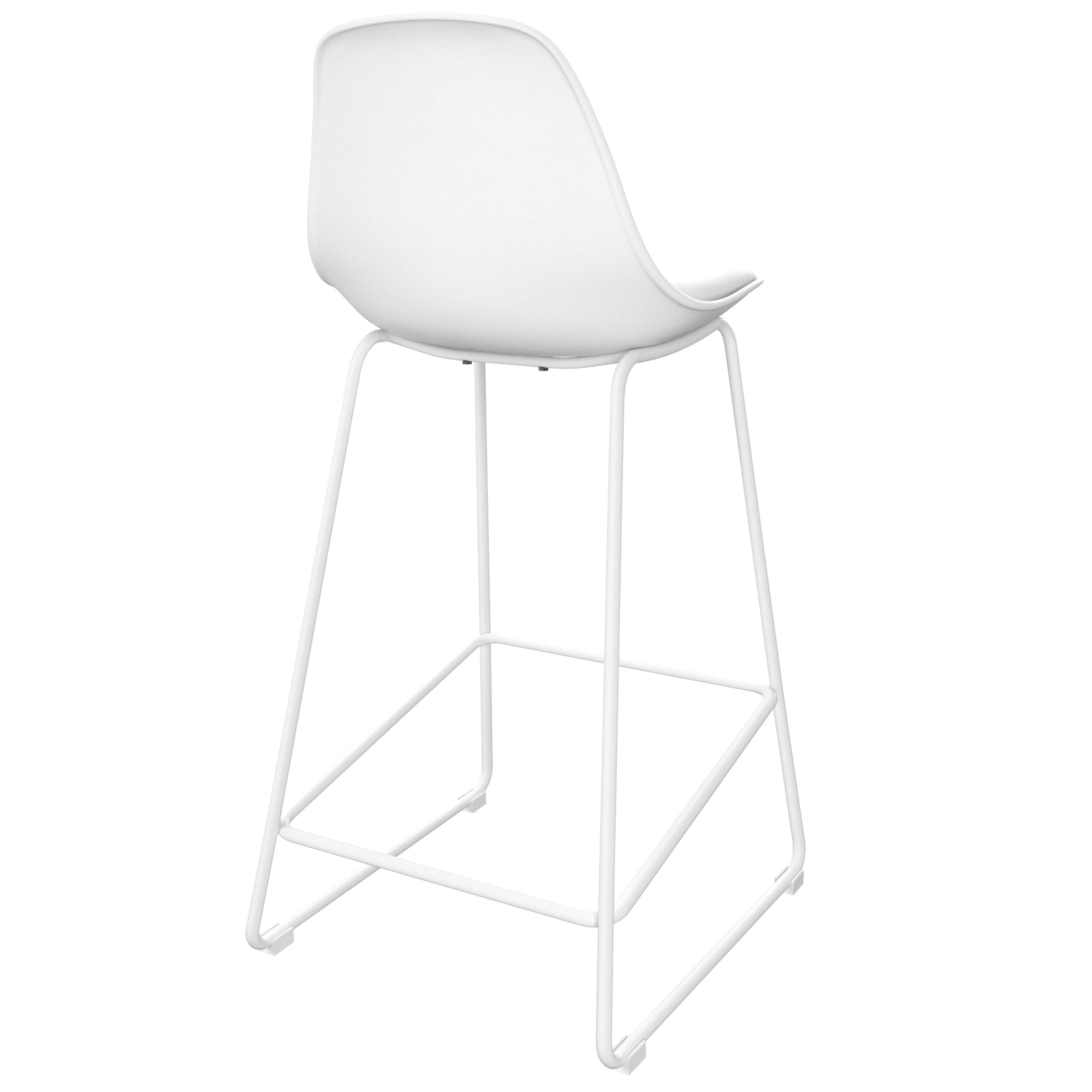 achat chaise de bar blanche