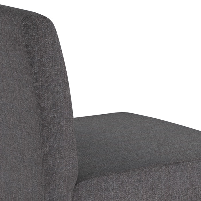 achat chaise de bar havane tissu gris fonce et pieds en bois d hevea lot de 2