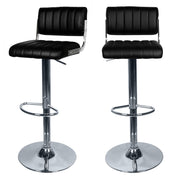 achat chaise de bar houston cuir synthetique et reglable