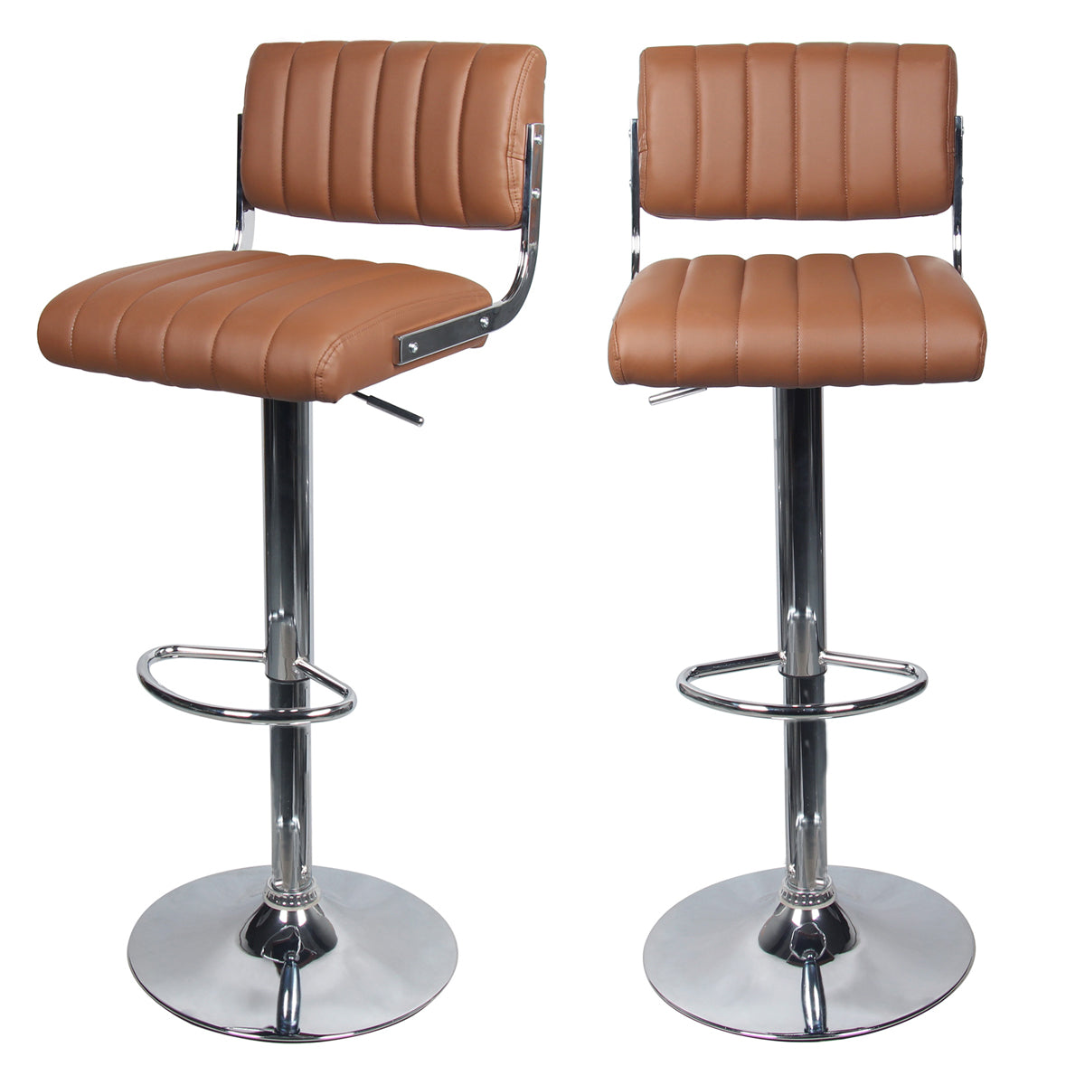 achat chaise de bar houston marron en_cuir simili