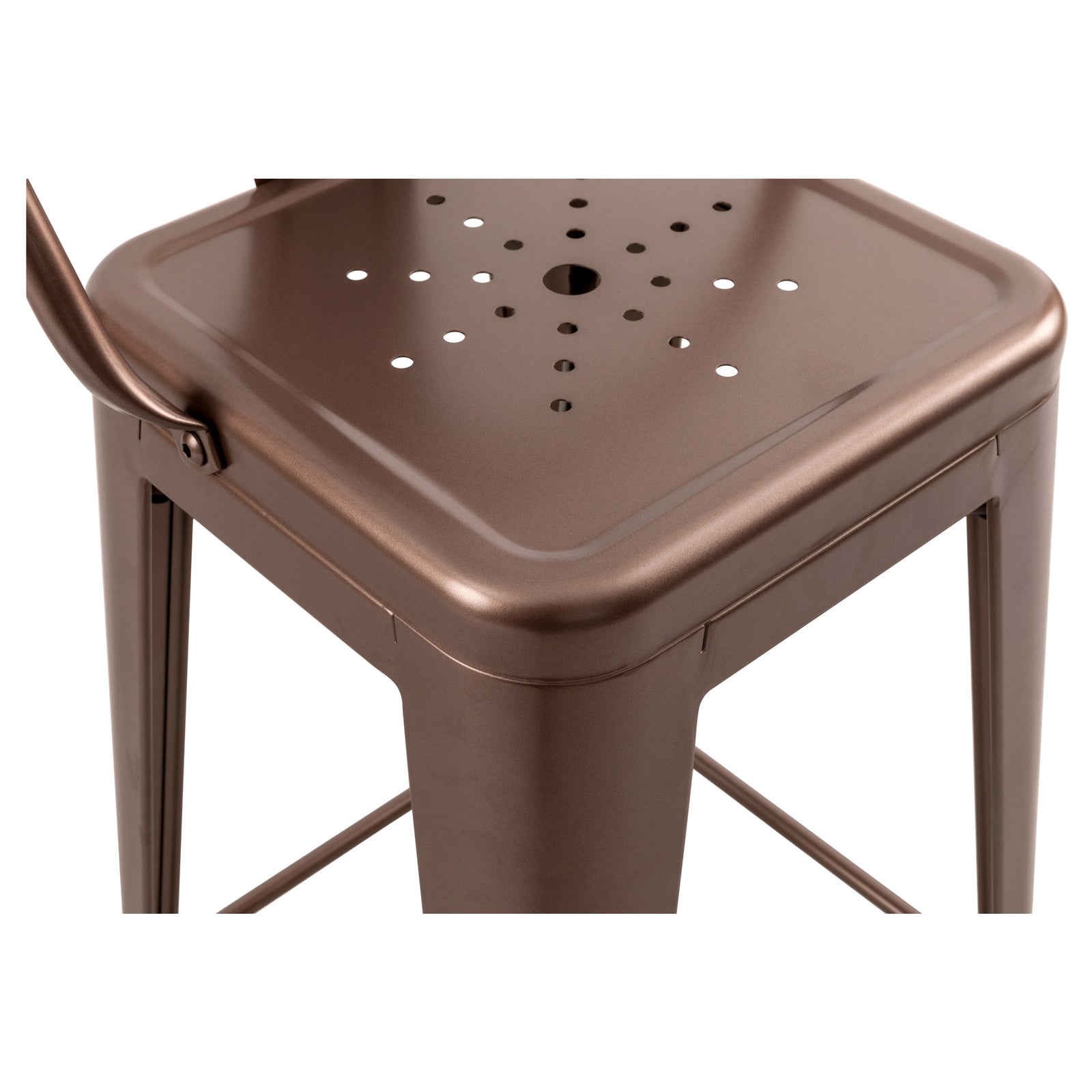 achat chaise de bar lot de 2 cuivre