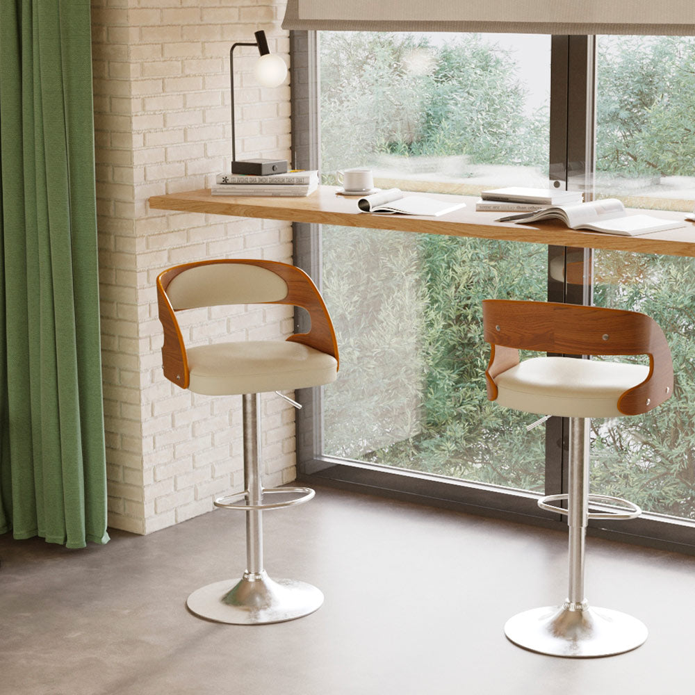achat chaise de bar louis blanche et bois