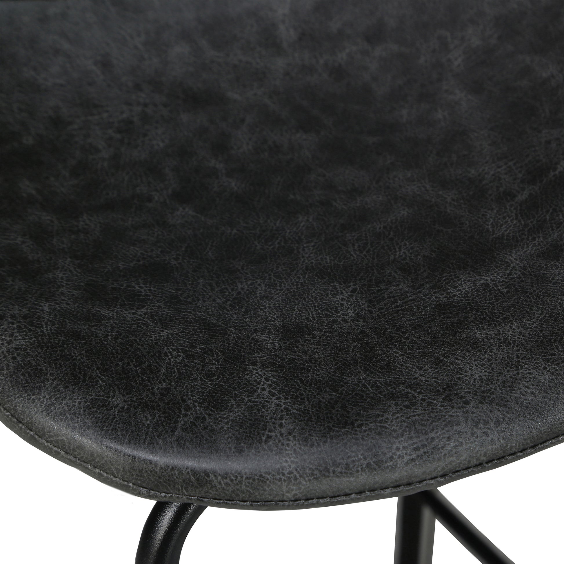 achat chaise de bar noir simili cuir