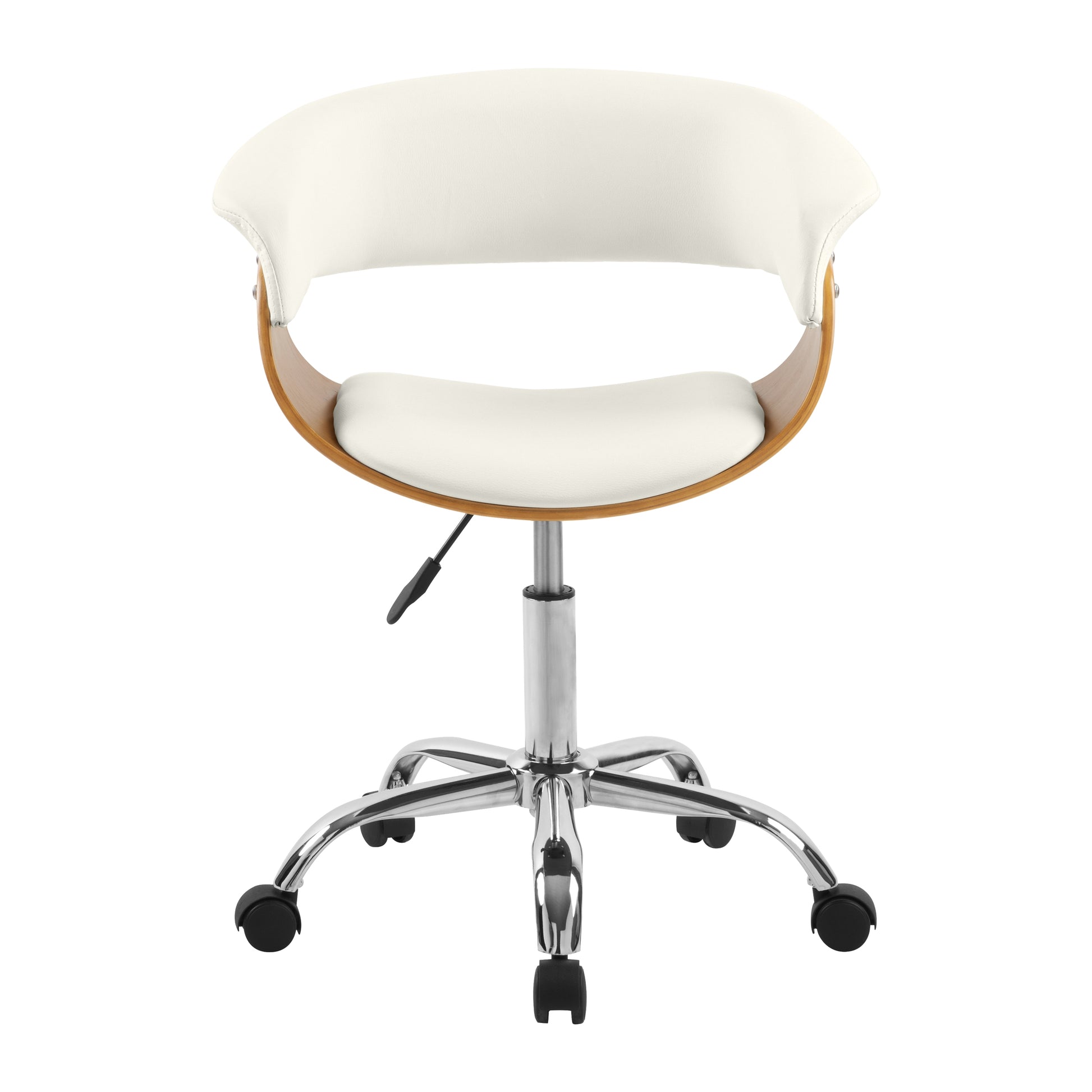 achat chaise de bureau en bois et simili