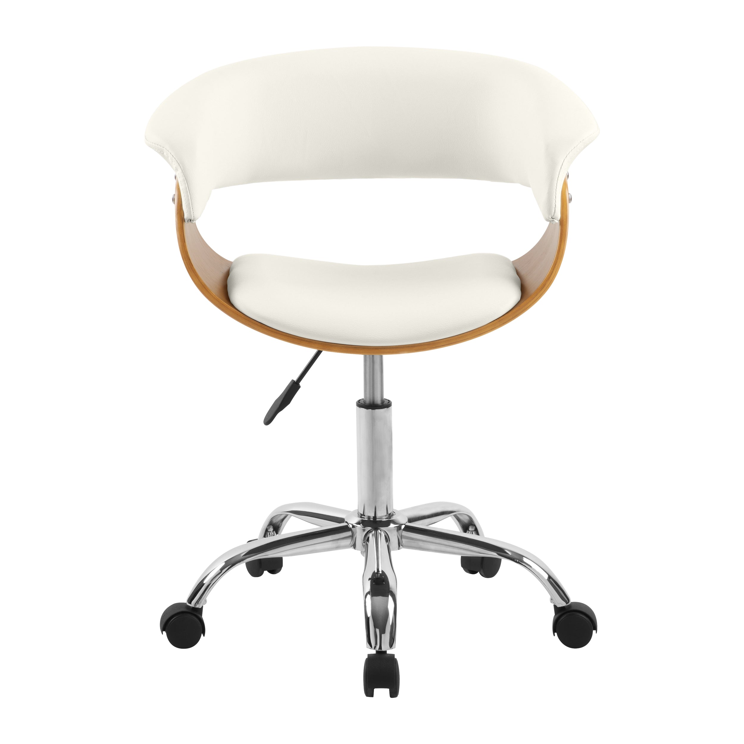 achat chaise de bureau en bois et simili