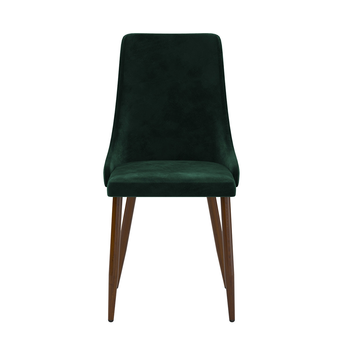 achat chaise design en velours vert