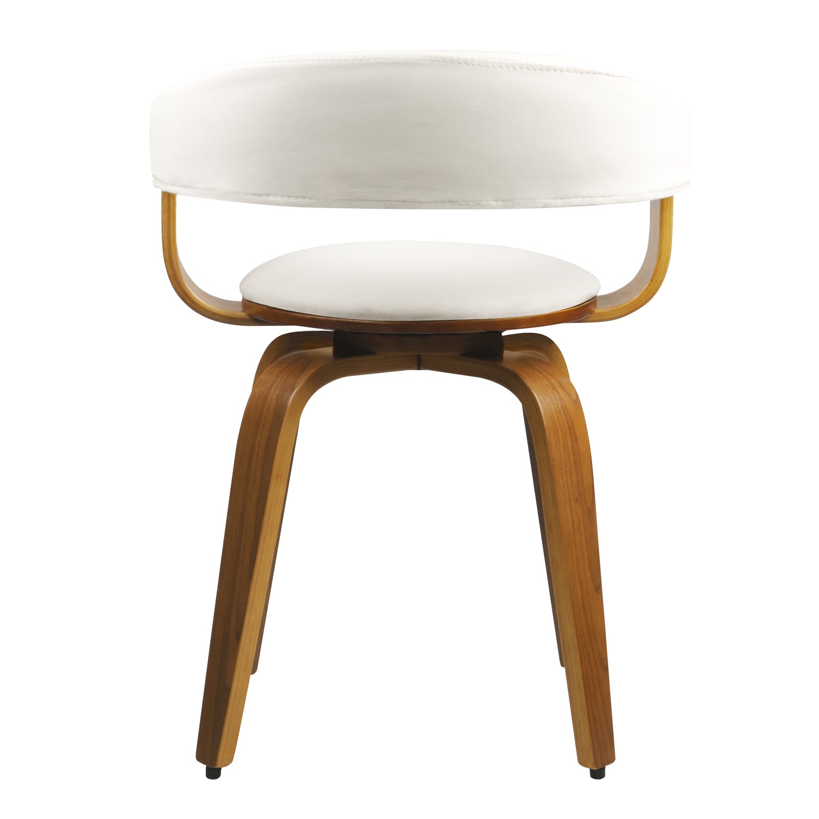 achat chaise design style vintage blanche synthetique