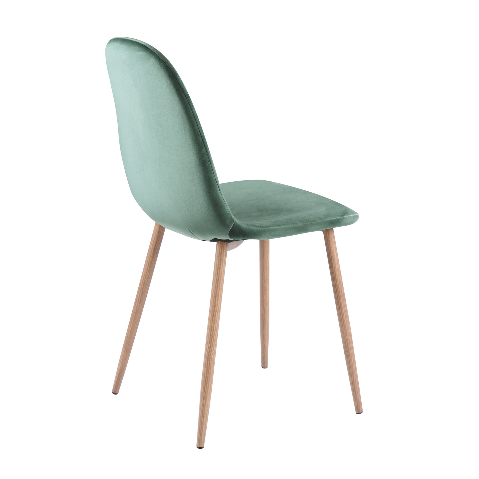 achat chaise design velours vert d eau
