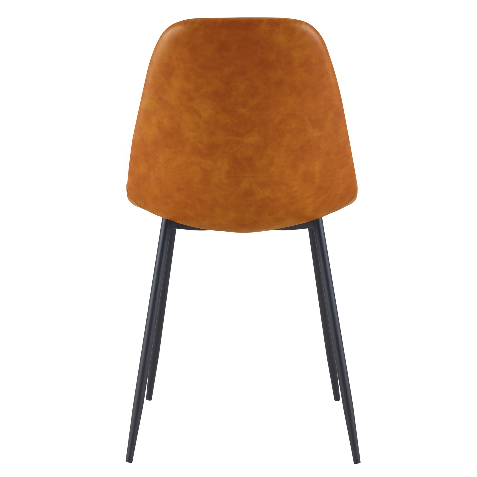 achat chaise en cuir synthetique camel