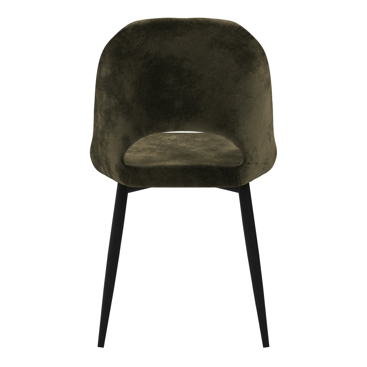 achat chaise en velours verte