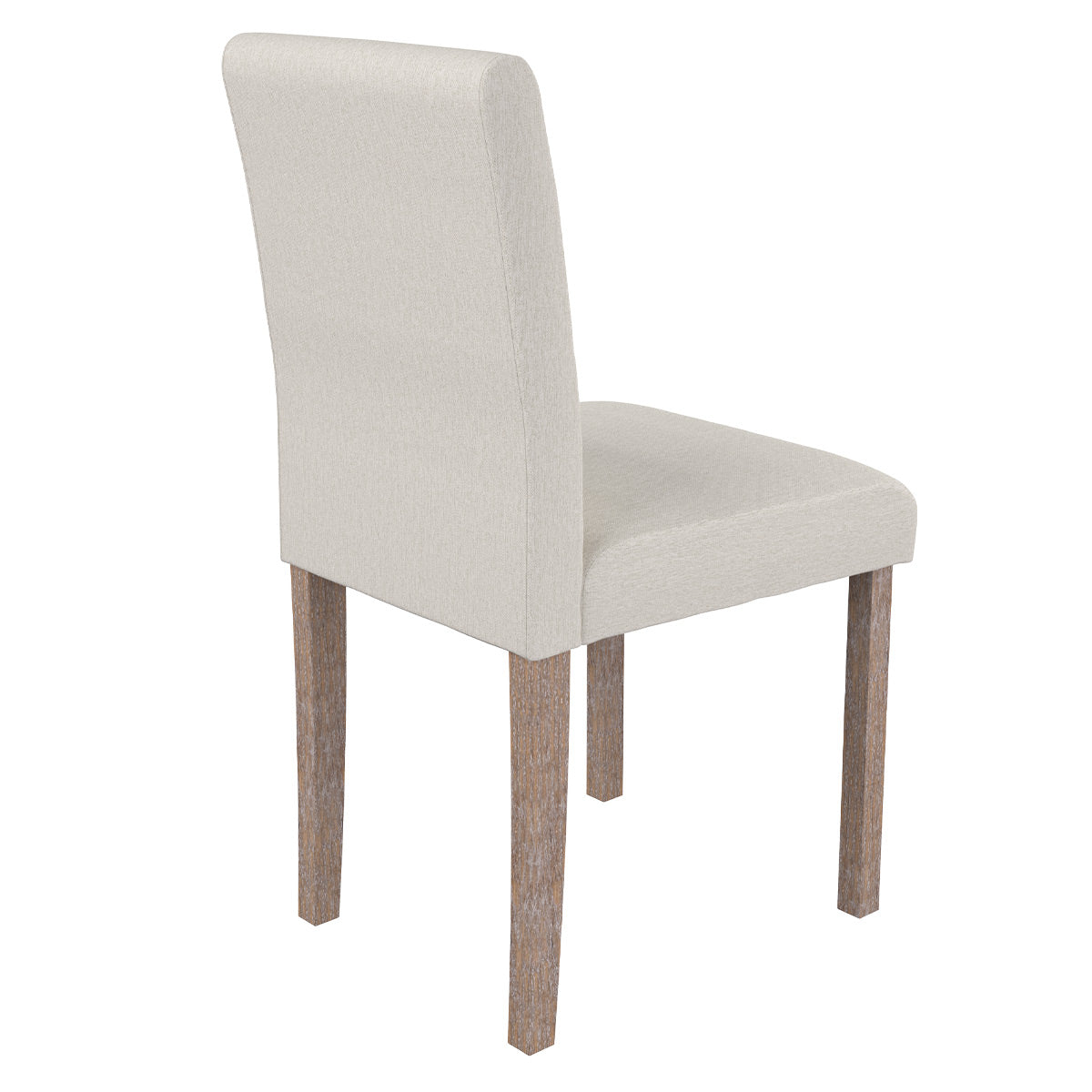 achat chaise havane en tissu beige et pieds en bois d_hevea lot de deux