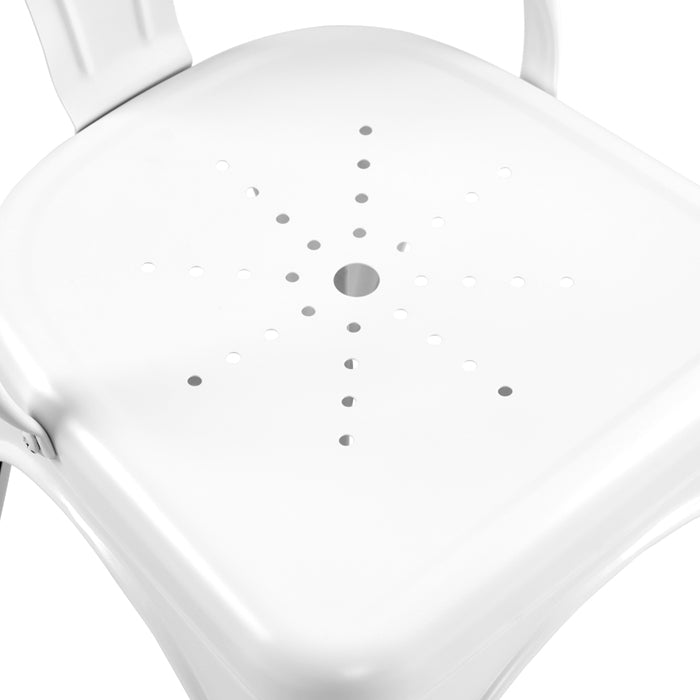 achat chaise industrielle lot de 2