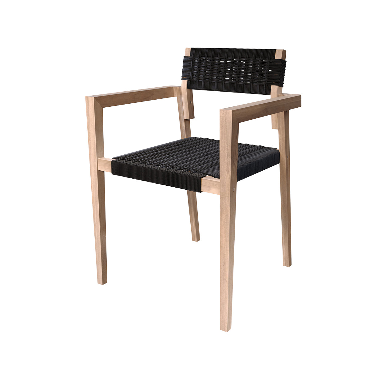 achat chaise jardin en teck et resine tressee_2_