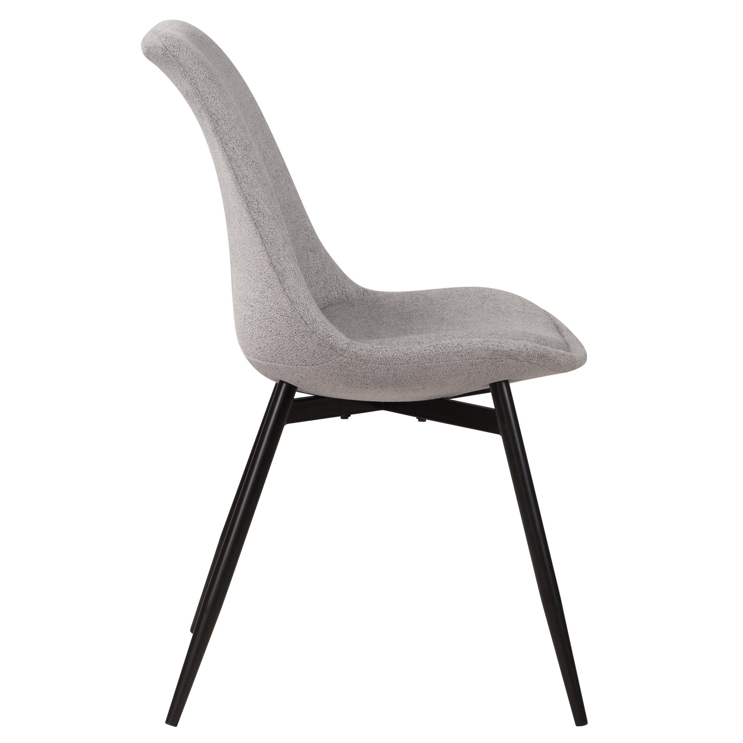 achat chaise lot de 2 gris clair