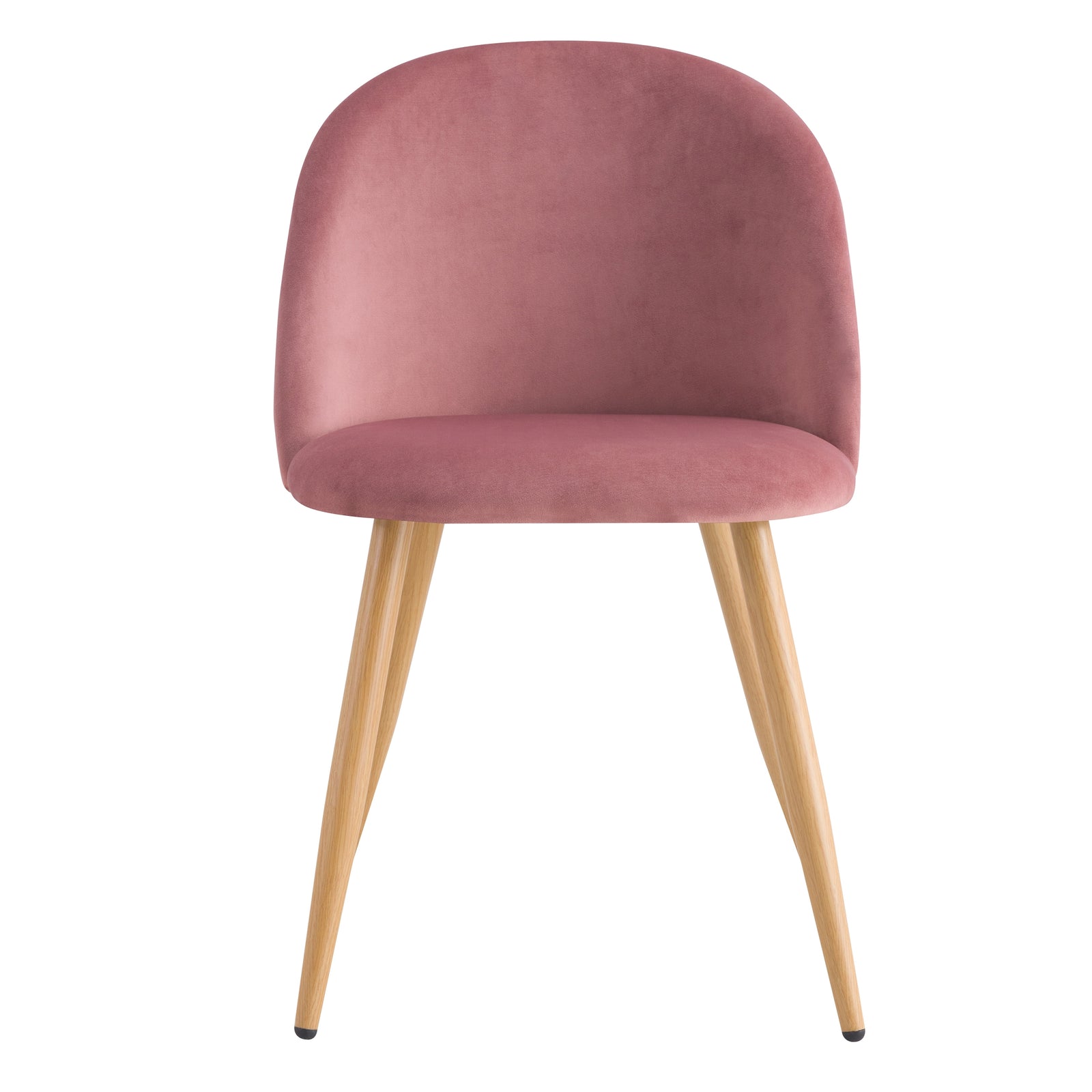 achat chaise lot de 2 scandinave roses