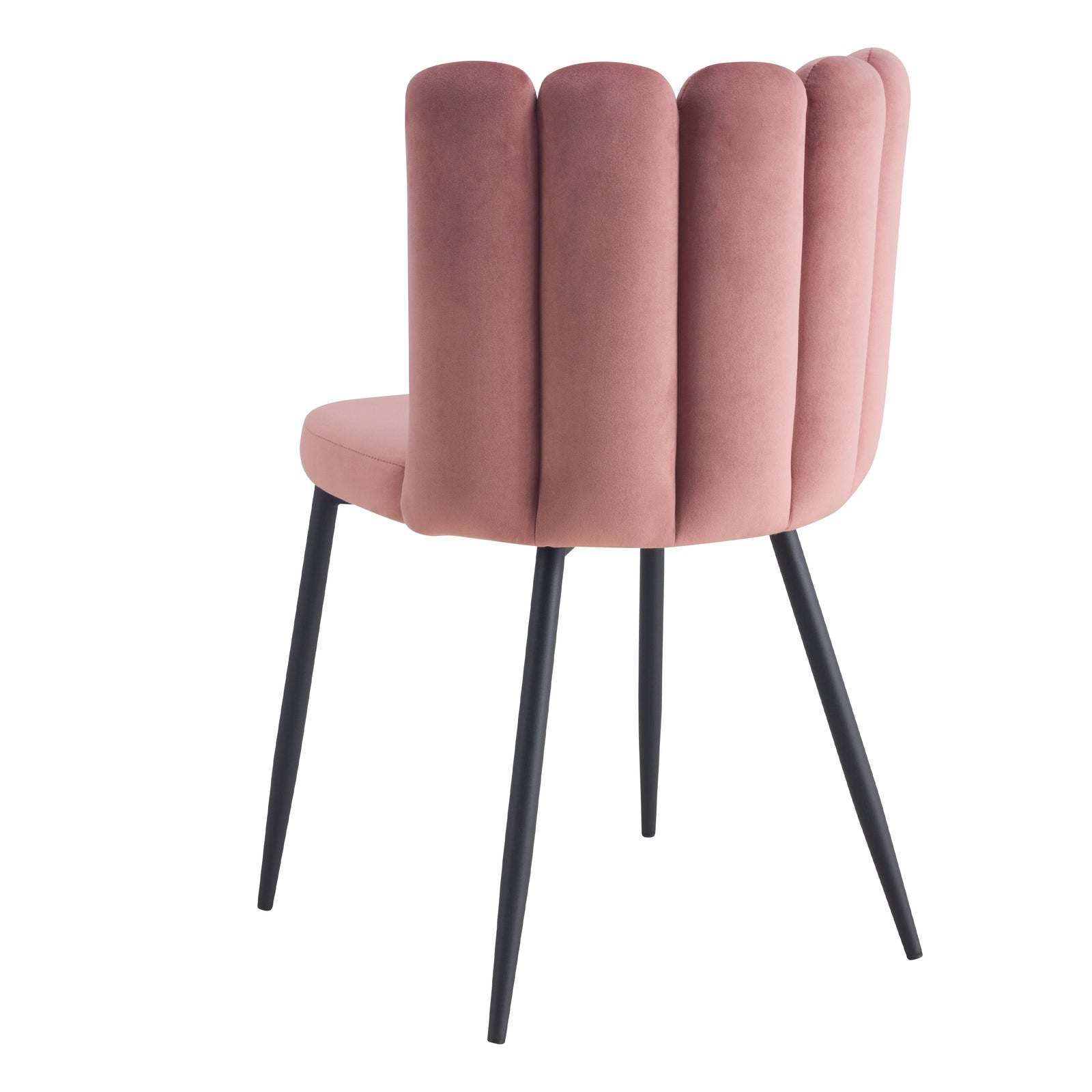 achat chaise lot de 20 en velours rose